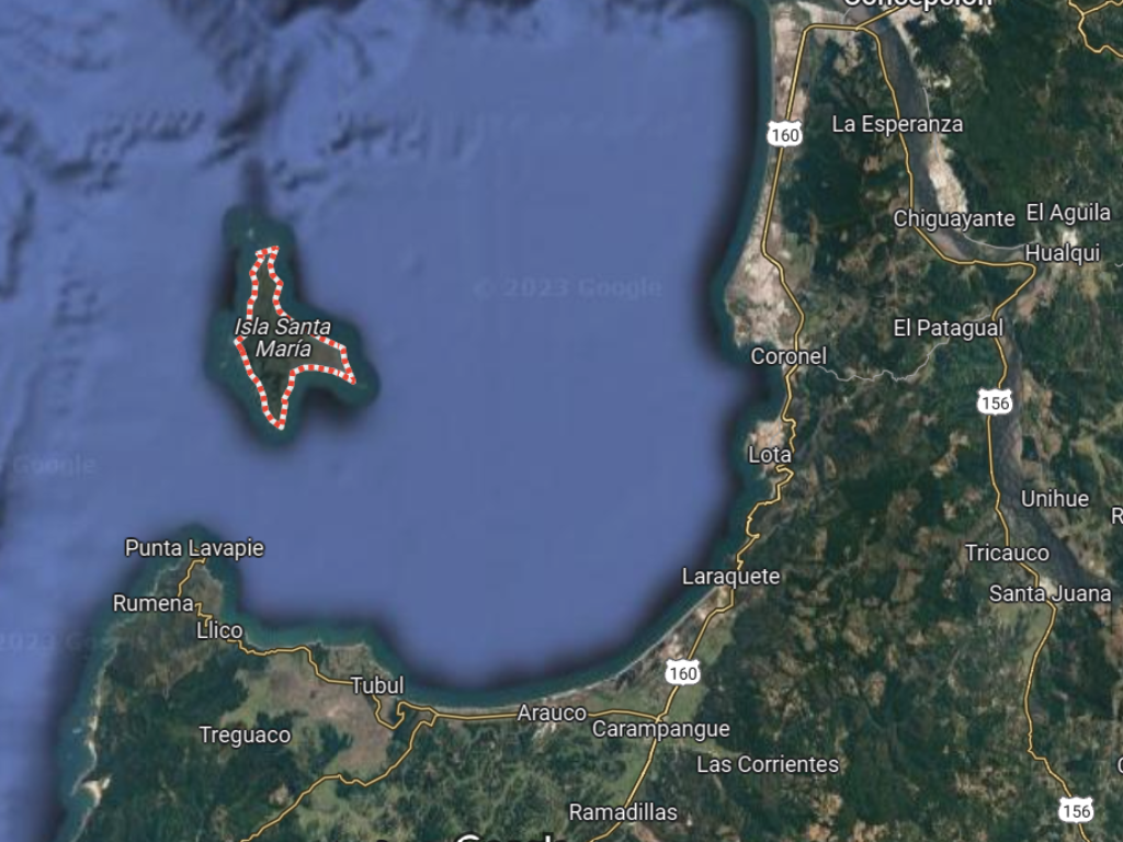 Imagen de referencia de la Isla Santa María